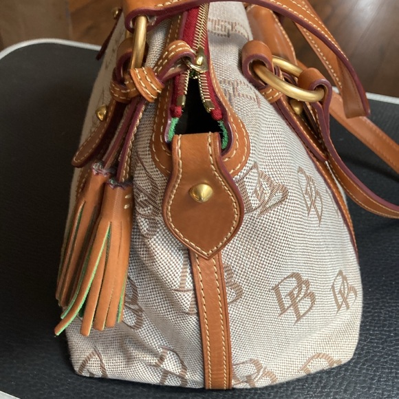 Dooney&Bourke Brown/tan cloth bag - Picture 3 of 8